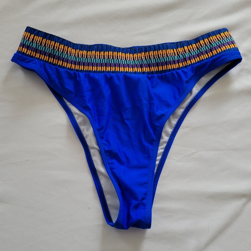 Royal Blue Cheeky Bikini Swim Bottoms